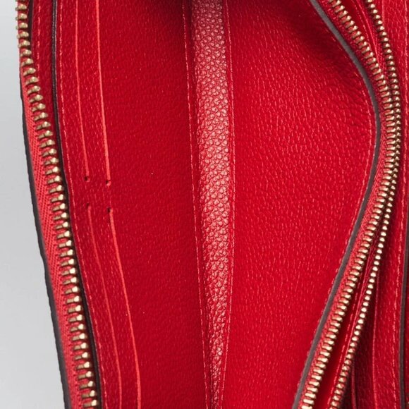 Louis Vuitton Cerise Monogram Empreinte Leather Clemence Wallet - Picture 8 of 9
